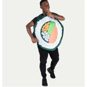 Hauntlook Salmon Sushi Roll Bodysuit Dress Up Halloween Costume Adult O/S NEW